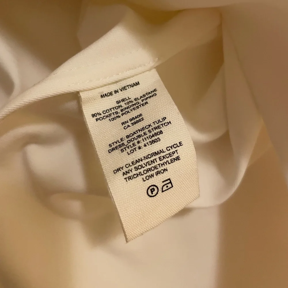 NWT Theory Boatneck Tulip Dress size 4 - Picture 11 of 12